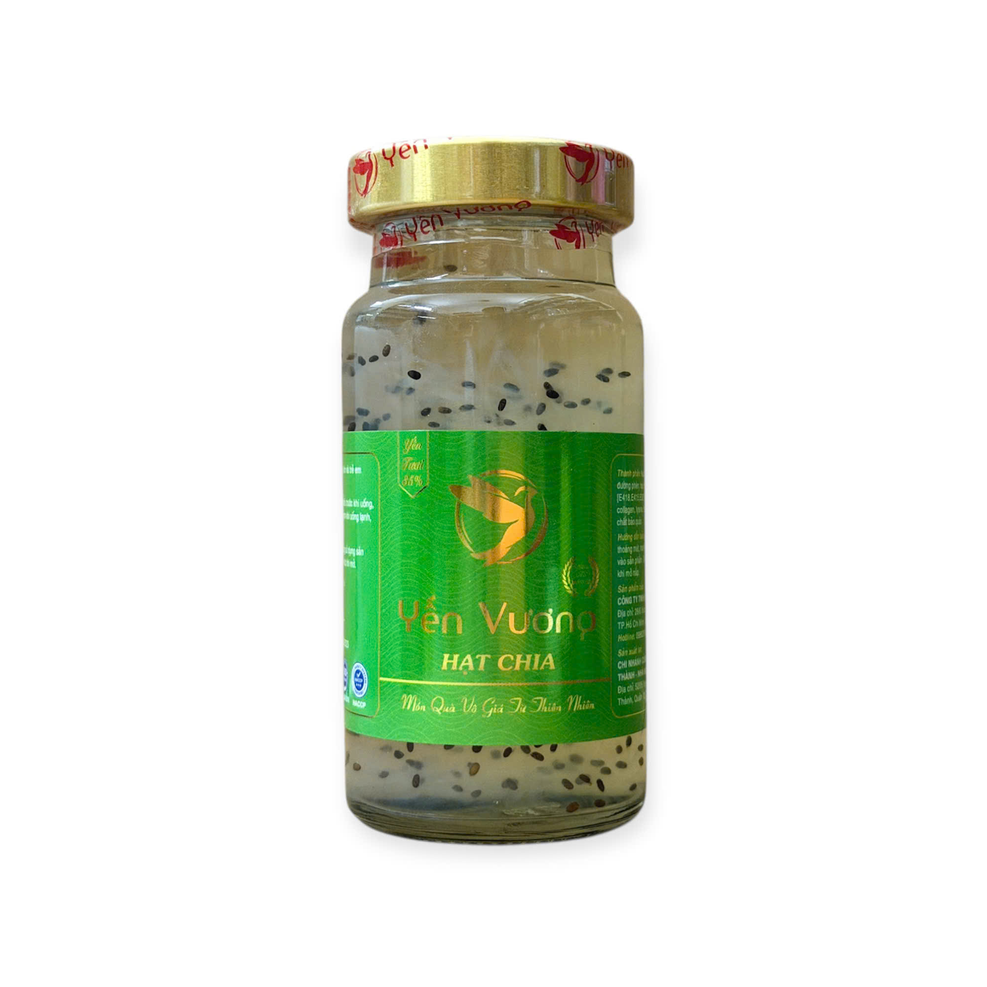 Hũ yến Vương 140ml Hạt Chia